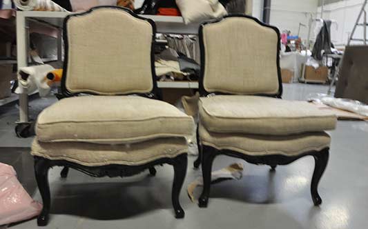 chaise et housse